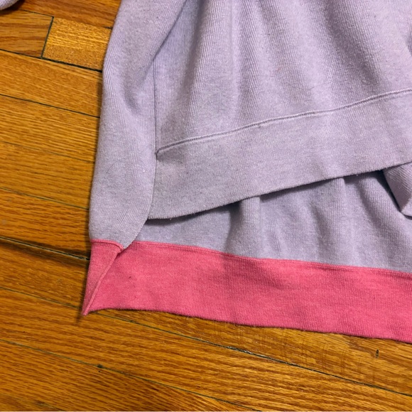 Free People Lavender and Pink Colorblock Pullover Sweatshirt - Picture 6 of 12